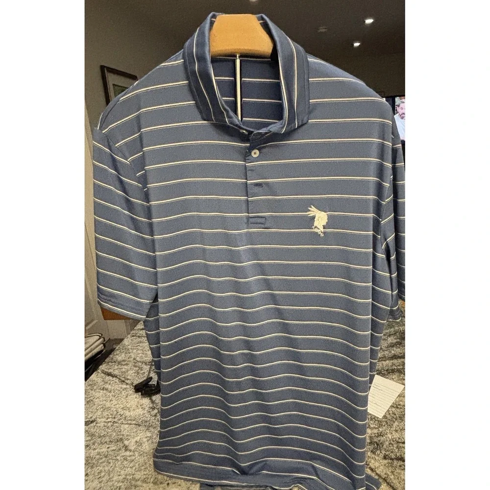 Ralph Lauren RLX Polo Performance Shirt Men Large Pinehurst Resort Golf Club No2